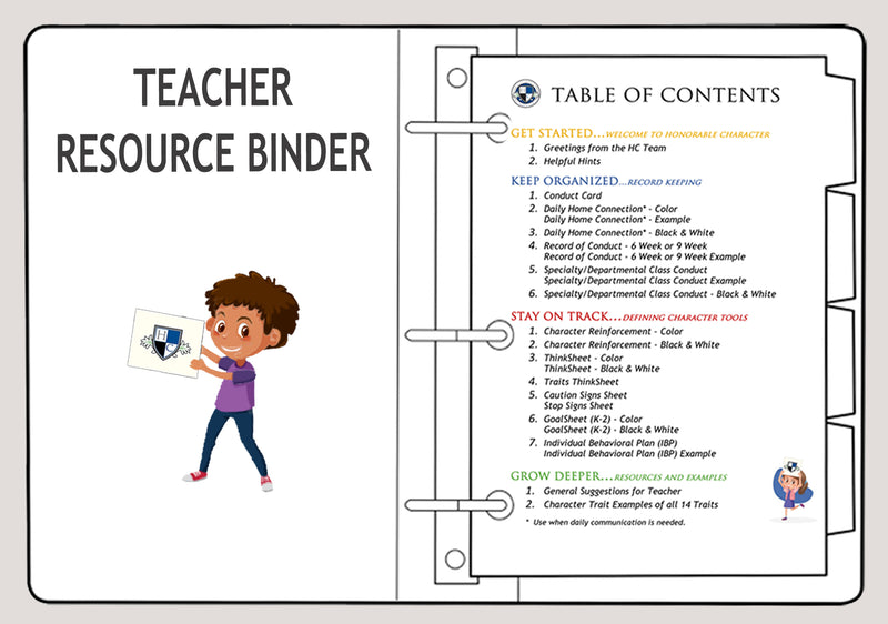Teacher Resource Binders - PUBLIC / PRIVATE [29.99 Per Teacher